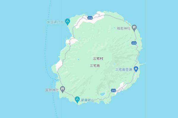 三宅島map
