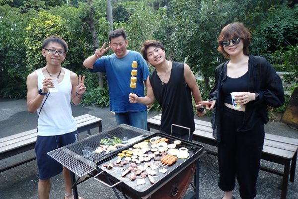 男女でBBQ