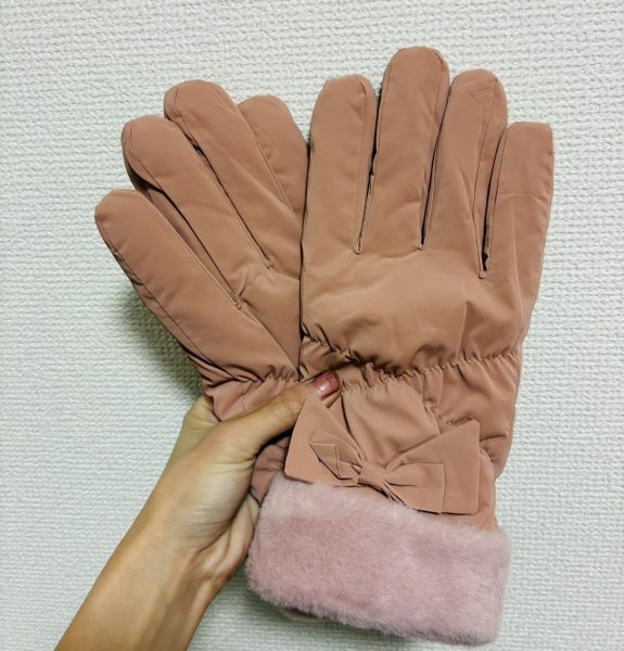 撥水加工された手袋